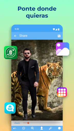 Cortar y pegar fotos screenshot