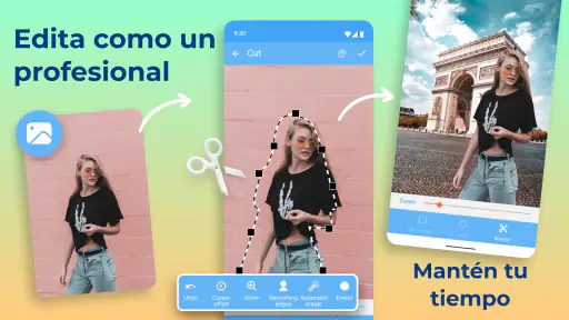 Cortar y pegar fotos screenshot