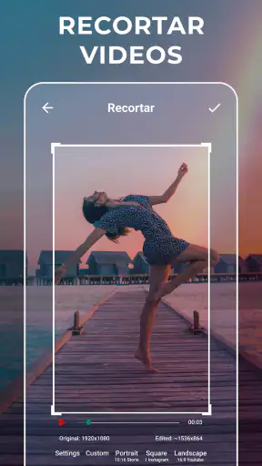 Cortar y Recortar Video screenshot