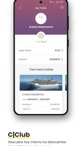 Costa Cruceros screenshot