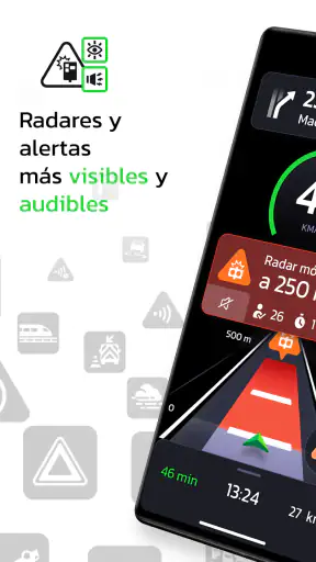 Coyote: avisador radares, GPS screenshot