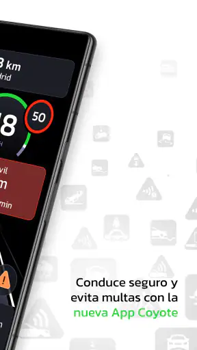 Coyote: avisador radares, GPS screenshot