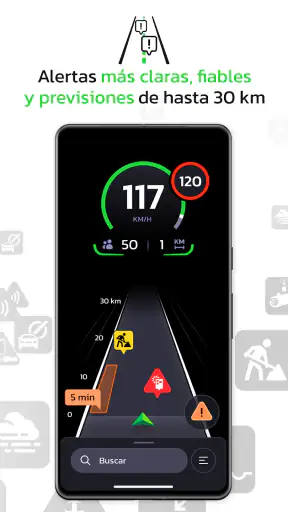 Coyote: avisador radares, GPS screenshot
