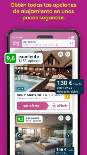 Cozycozy: Dónde Quedarte screenshot