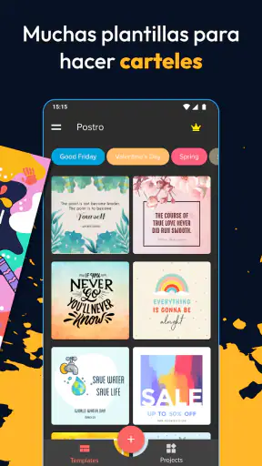 Crea pósters - Diseño gráfico screenshot