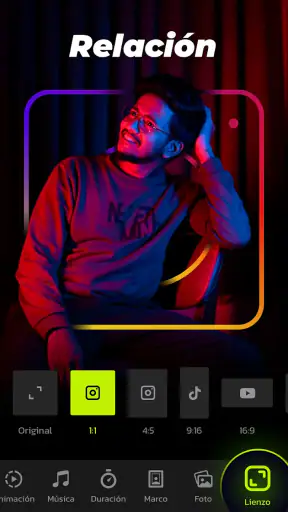 Crea videos con fotos y música screenshot