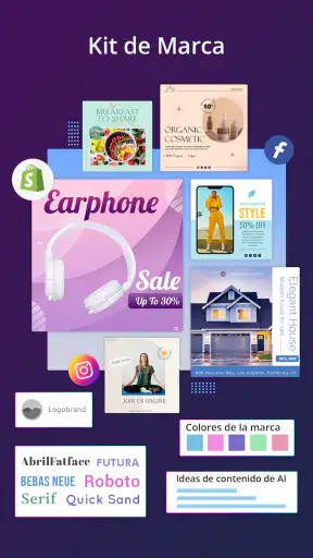 Crear carteles AI Poster maker screenshot