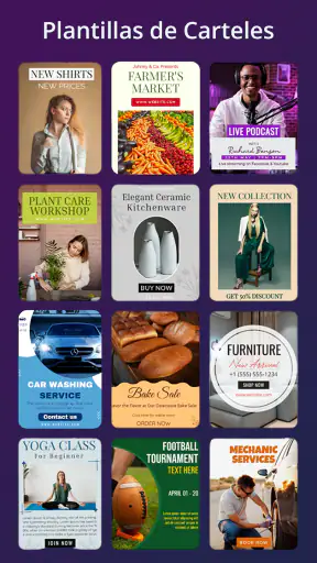 Crear carteles AI Poster maker screenshot