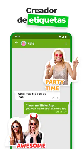 Crear stickers - WA Stickers screenshot