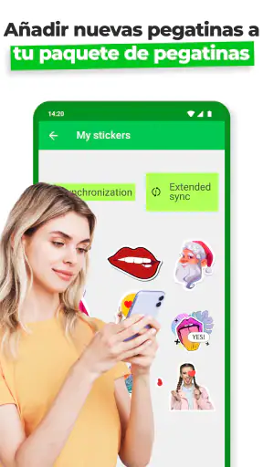 Crear stickers - WA Stickers screenshot