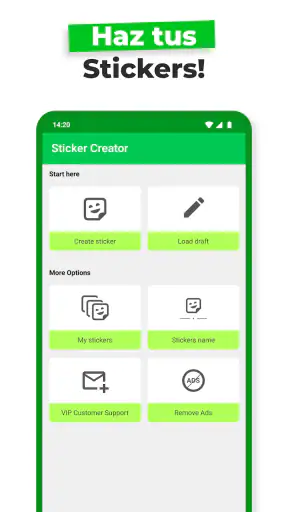 Crear stickers - WA Stickers screenshot