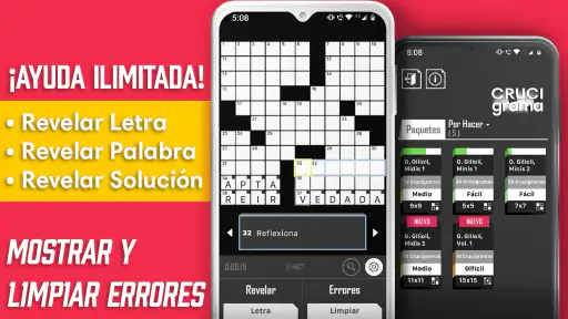 Crucigramas en Español screenshot