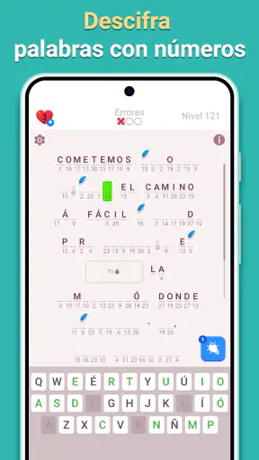 Cryptogram - Palabras Cruzadas screenshot