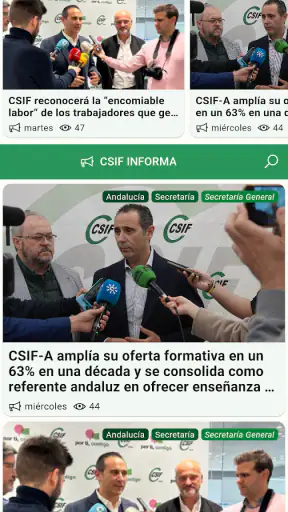 CSIF Andalucía screenshot