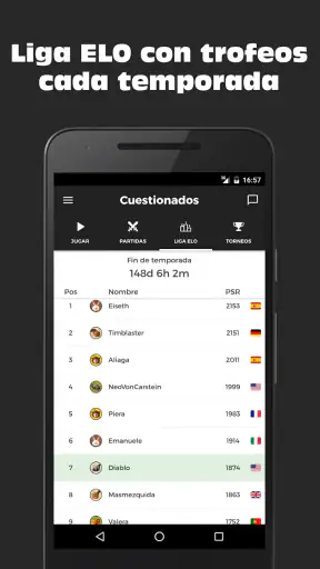Cuestionados - Trivial tablero screenshot