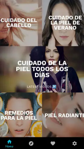 cuidado piel y cuidado cara screenshot