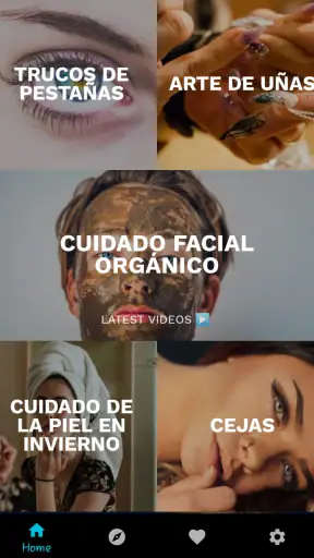 cuidado piel y cuidado cara screenshot
