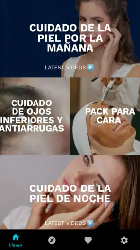 cuidado piel y cuidado cara screenshot