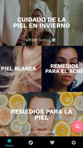 cuidado piel y cuidado cara screenshot