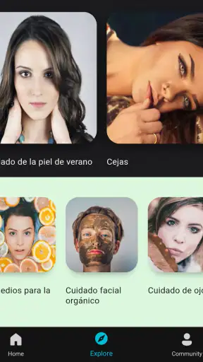 cuidado piel y cuidado cara screenshot