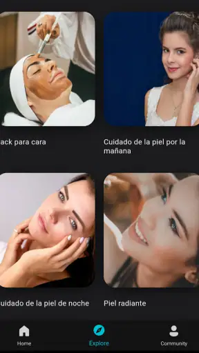 cuidado piel y cuidado cara screenshot