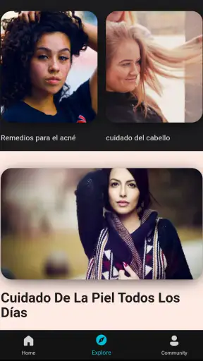 cuidado piel y cuidado cara screenshot