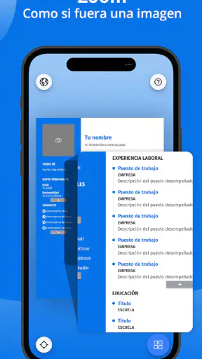 Curriculum Vitae - Español PDF screenshot