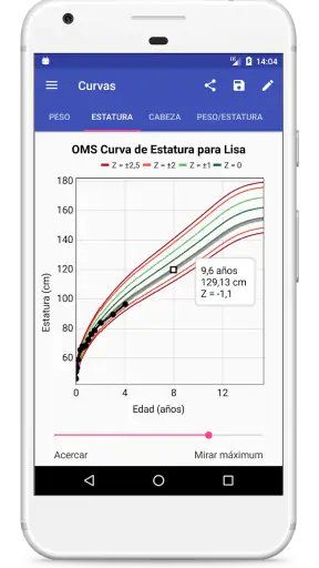 Curvas de Crecimiento Infantil screenshot