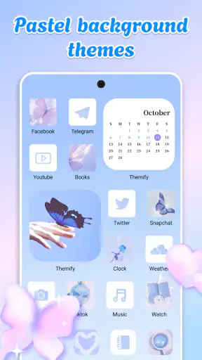 Cute Aesthetic Wallpaper Temas screenshot