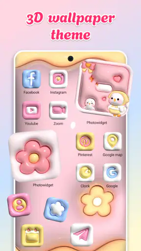 Cute Aesthetic Wallpaper Temas screenshot