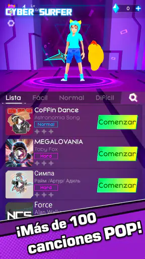Cyber Surfer :Aventura Rítmica screenshot