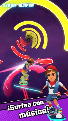 Cyber Surfer :Aventura Rítmica screenshot