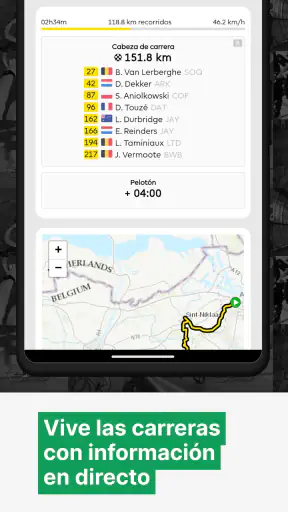 Cyclingoo: Resultados ciclismo screenshot