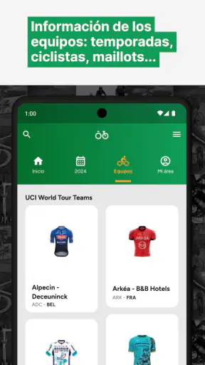 Cyclingoo: Resultados ciclismo screenshot