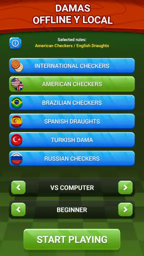 Damas: Online y Offline screenshot
