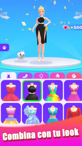 Dancing Dress - Chica de moda screenshot