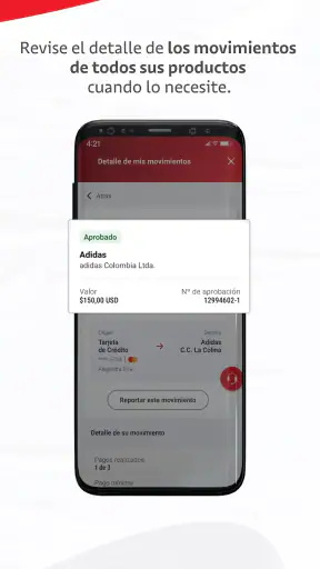 Davivienda screenshot
