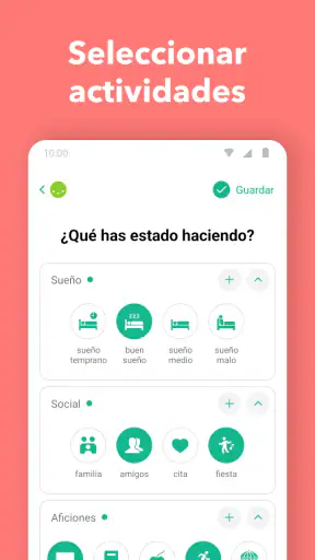Daylio Diario, Agenda, Ánimos screenshot