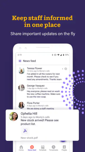 Deputy: Employee Scheduling screenshot
