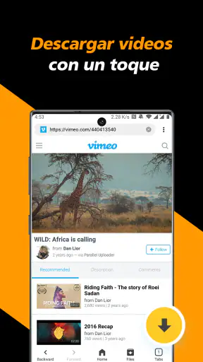 Descargador de video privado screenshot