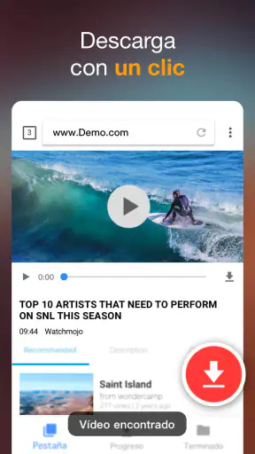 Descargador de vídeos screenshot