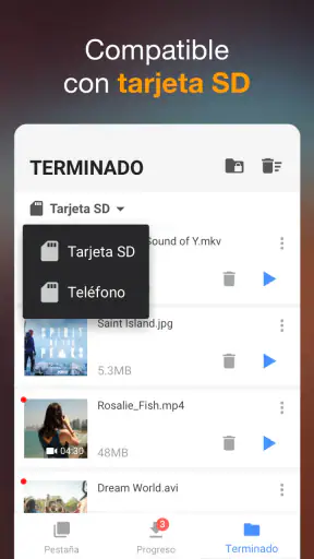 Descargador de vídeos screenshot