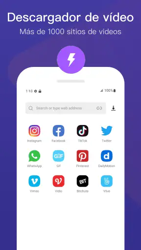 Descargador de videos y música screenshot