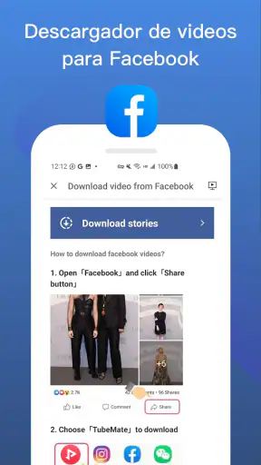 Descargador de videos y música screenshot