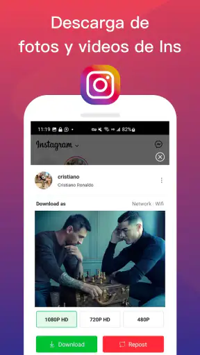 Descargador de videos y música screenshot