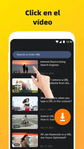 Descargar videos screenshot