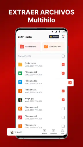 Descomprimir RAR / ZIP, Unzip screenshot
