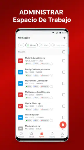 Descomprimir RAR / ZIP, Unzip screenshot