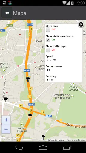 Detector de Radares - CamSam screenshot