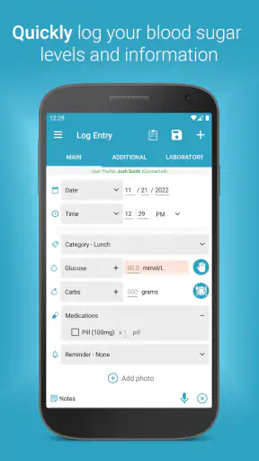 Diabetes:M - Blood Sugar Diary screenshot